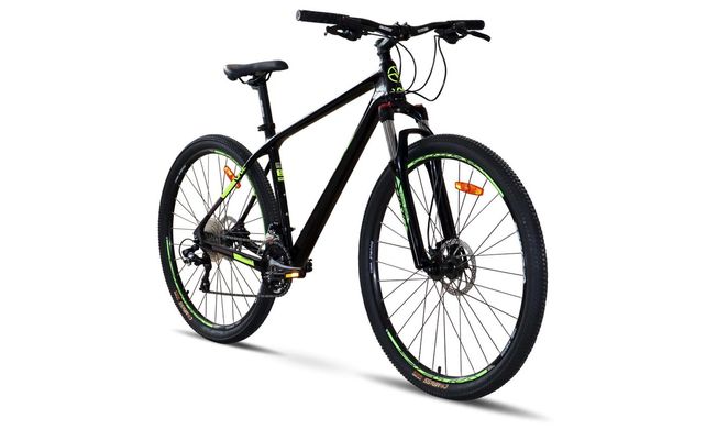 Велосипед VNC FastRider C5, 29" черный с салатовым 2023