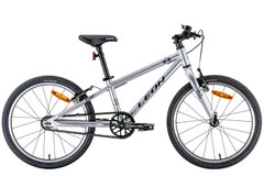 Велосипед 20" Leon GO Vbr 2022 (сірий з чорним)
