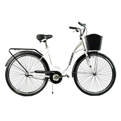 Велосипед Corso FORTUNA, 28" сталь, рама 20", односкоростной белый (FR-28637)