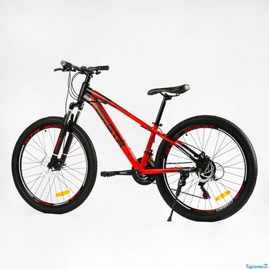 Велосипед CORSO «GTR-3000» 26" GT-26025 рама алюмінієва 13``, обладнання Shimano 21 швидкість