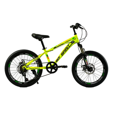Велосипед CORSO SPIRIT 20" TK - 20930 рама сталева 12``, 7 швидкостей Shimano, жовтий