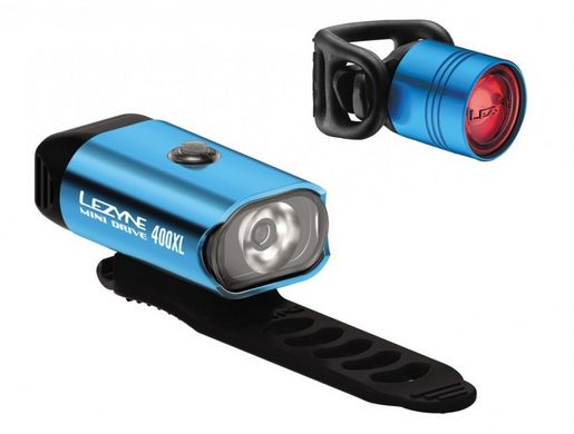 Комплект світла Lezyne Mini Drive 400 / Femto Drive Pair червоний