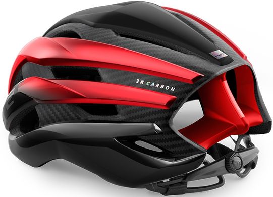Шлем MET Trenta 3K Carbon Black Red Metallic | Matt Glossy