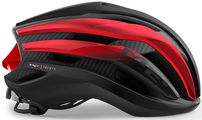 Шлем MET Trenta 3K Carbon Black Red Metallic | Matt Glossy