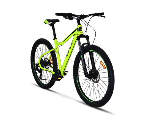 Велосипед VNC SandRider A5 Plus, 27,5" лайм с черным 2023