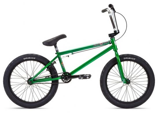 Велосипед BMX 20 "Stolen HEIST 21.0" DARK GREEN W / CHROME 2022