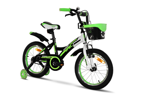 Велосипед 20" VNC Wave AC black/green, V9AC-20BA-BG (1421), 2022