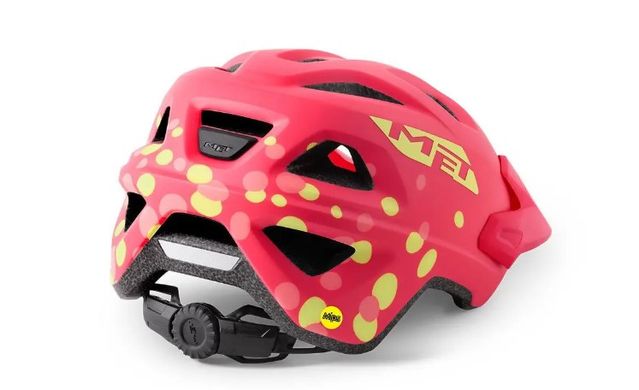 Шлем подростковый MET Eldar Coral Pink Polka Dots | Matt