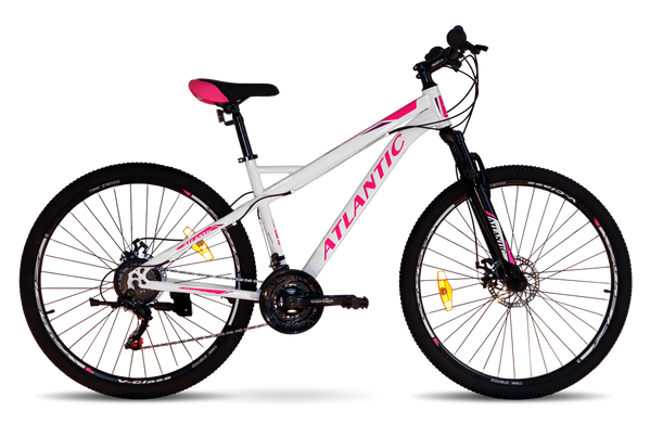 Велосипед 27.5' Atlantic Rekon NS FMN, сталь, рама 17' бело-розовый