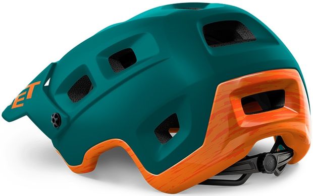Шлем MET Terranova Alpine Green Orange | Matt Glossy