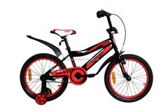 Велосипед VNC 18" Breeze, 1817-GS-BR, 24см черно-красно-белый 2018