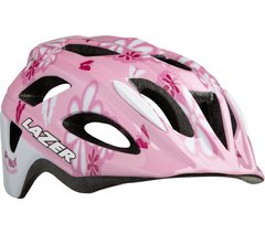 Шлем детский Lazer P'nut розовые с цветами