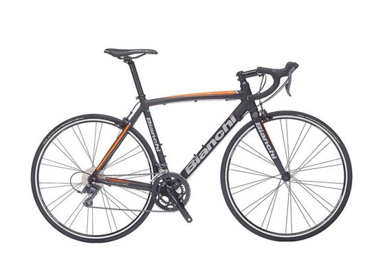 Велосипед Bianchi C2C VIA NIRONE 7 alu CLARIS CP 8s графіт / помаранчевий