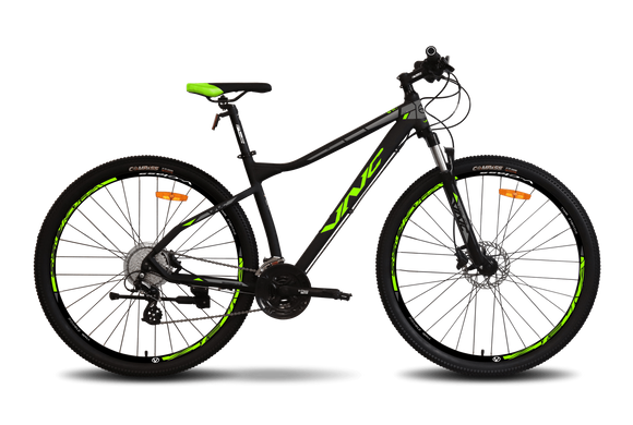 Велосипед VNC 26" MontRider A3, V1A3-2636-BG, 36см черно-зеленый