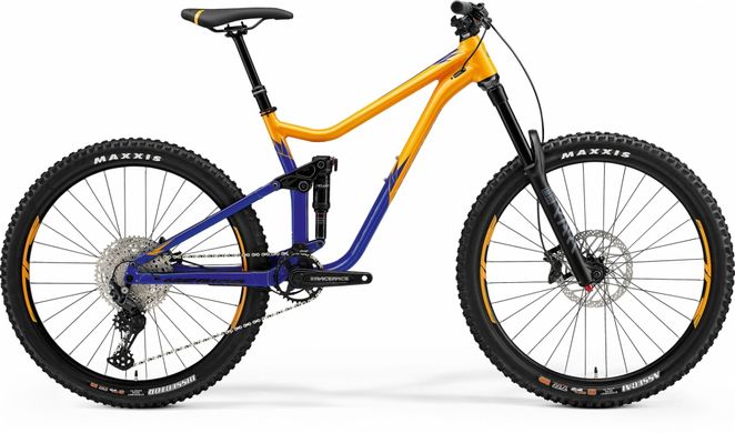 Велосипед 27.5 "Merida ONE-SIXTY 400 orange / blue 2021