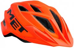 Шлем подростковый MET CrackerJack (52-57 cm) с мигалкой Orange matt