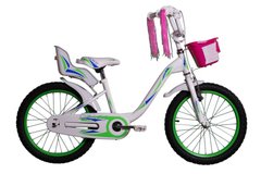 Велосипед VNC 18" Melany, 1817-FS-WG, 24см бело-зеленый 2018 г