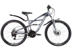 Велосипед 26" Discovery TRON AM2 DD 2022 (серебристо-черный (м))