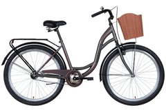 Велосипед 26" Dorozhnik AQUAMARINE серый 2024