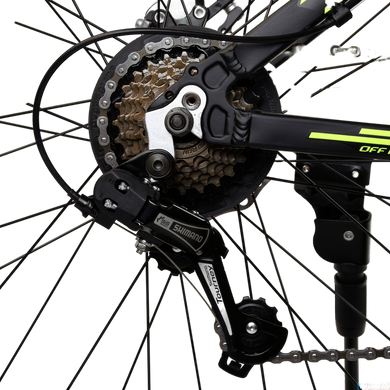 Велосипед CORSO «Avalon» 26" 27005 ФЕТБАЙК, рама алюминиевая, оборудование Shimano 7 скоростей, черный