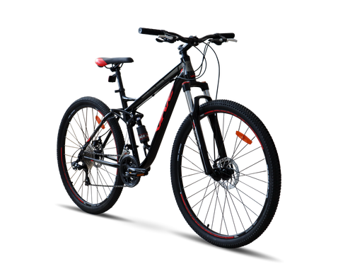 Велосипед VNC HighRider A3, черный с красным 2023