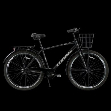 Велосипед Titan Turin 28" рама 18" Черный-Серый
