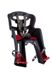 Сиденье переднее (детское велокресло) Bellelli TATOO Handefix до 15 кг, серое с красной подкладкой - 1