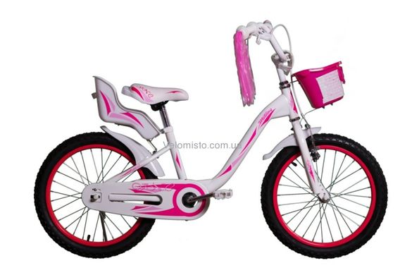 Велосипед VNC 18" Melany, 1817-FS-WG, 24см бело-розовый 2018 г
