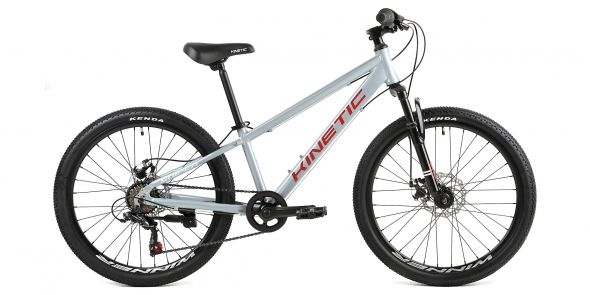 Велосипед подростковый 24" Kinetic SNIPER рама 12" серебристый 2021