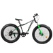 Велосипед CORSO «Avalon» 26" 95583 ФЕТБАЙК, рама алюмінієва, обладнання Shimano 7 швидкостей, чорно-зелений - 1