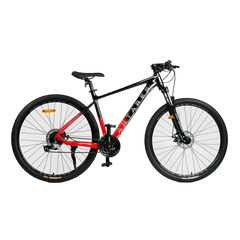 Велосипед Corso Antares 29", алюміній, рама 19", обладнання Shimano Altus, вилка Suntour, 24 швидкості, чорний з червоним (AR-29090)