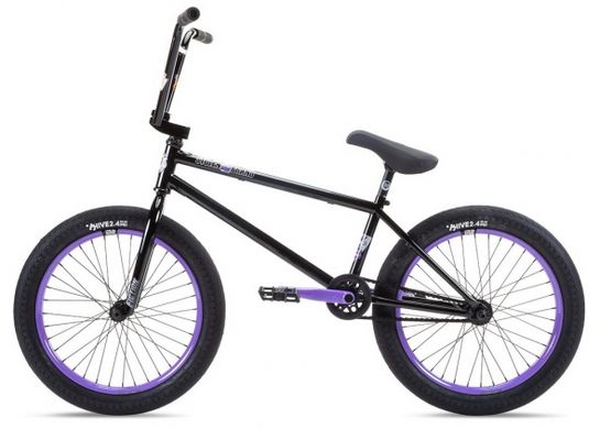 Велосипед BMX 20 "Stolen SINNER FC XLT LHD 21.0" BLACK W / VIOLET 2022