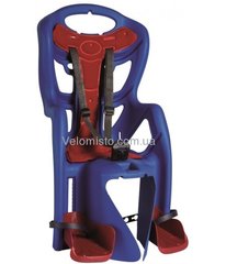 Сидіння задні (дитяче велокрісло) Bellelli PEPE Сlamp (на багажник) до 22 кг, бежеве з помаранчевої підкладкою