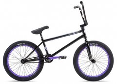 Велосипед BMX 20" Stolen SINNER FC XLT RHD 21.0" BLACK W/ VIOLET 2022
