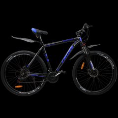Велосипед Cross Hunter 27.5" рама - 17" чорно-синій