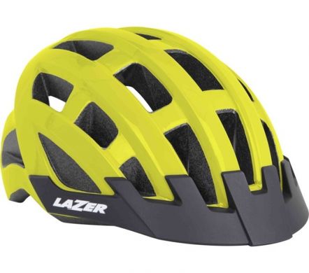 Шлем Lazer Compact неоново-желтый размер 54-61 см