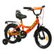 Велосипед Corso Maxis 14", сталь, ножні гальма, сидіння з ручкою, помаранчевий - 1