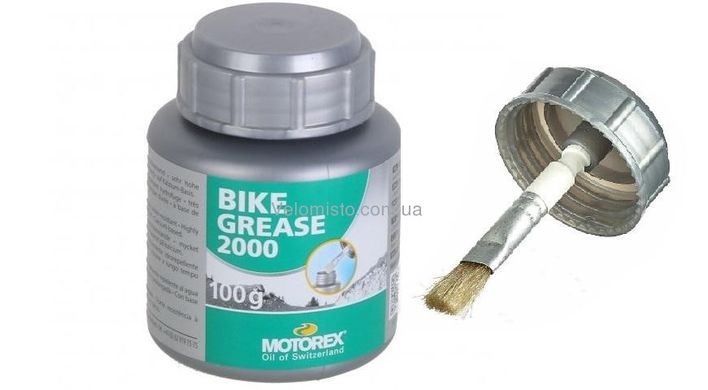 Мастило Motorex Bike Grease2000 (304852) густа, від -30 до + 120 ° С, зелена, 100гр