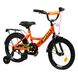 Велосипед Corso Maxis 16", сталь, ножні гальма, сидіння з ручкою, помаранчевий - 1