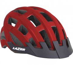 Шлем Lazer Compact красный, размер 54-61 см