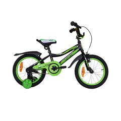 Велосипед VNC 16 "Breeze (1617-GS-BG) 22см чорно-зелений