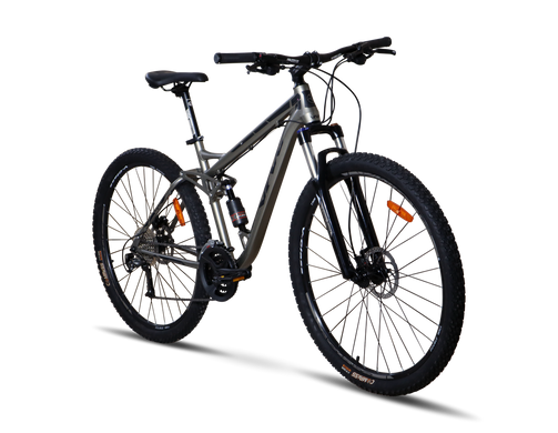 Велосипед VNC HighRider А7, серый с черным 2023