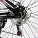 Велосипед Corso «KLEO» 26" KL-26659 рама сталева 15’’, перемикачі Saiguan, 21 швидкість, червоний з чорним - 5