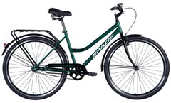 Велосипед  26" SPACE VOYAGER (049), сталь,   тормозная рама-17" зеленый с багажником задн St с крылом St 2024