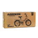 Велосипед Corso Maxis 14", сталь, ножні гальма, з кошиком малиновий - 2