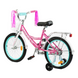 Велосипед Corso Maxis 18", сталь, ножні гальма, з кошиком, рожевий - 3