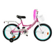 Велосипед Corso Maxis 18", сталь, ножні гальма, з кошиком, рожевий - 2