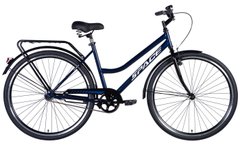 Велосипед 26" SPACE VOYAGER (049), сталь,  тормозная рама-17" синий с багажником задн St с крылом St 2024