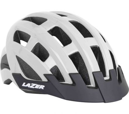 Шлем Lazer Compact белый, размер 54-61 см