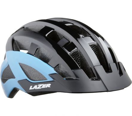 Шлем Lazer Compact dlx c мигалкой черно-синий